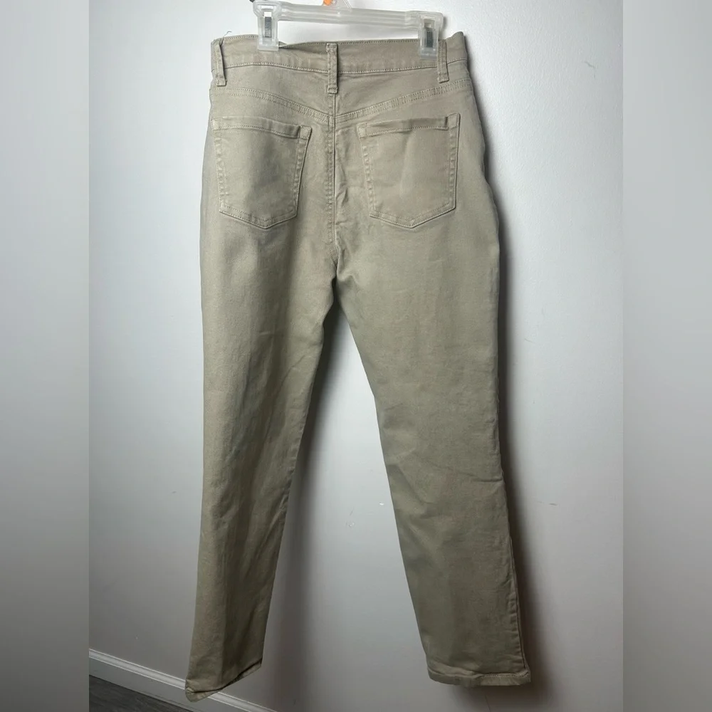 High Rise Amanda Jeans - Tan Pants